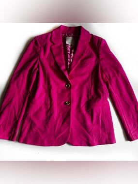 Care Tucker Bright Pink Blazer - L